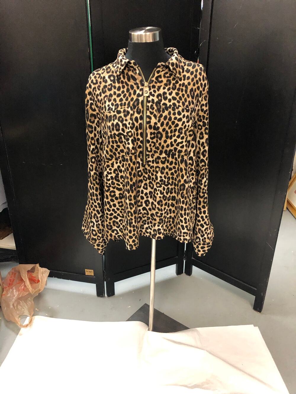 Michael Kors Cheetah Print Blouse